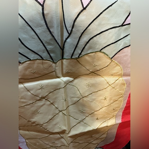 Vintage 90s Welcome W/ Pineapple Flag - Picture 6 of 14